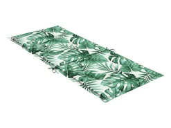 Cojines de silla de respaldo alto 2 unidades tela estampado de hojas