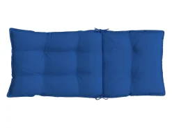 Cojines de silla respaldo alto 2 unidades tela Oxford azul klein