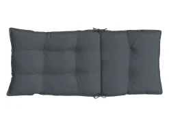 Cojines de silla respaldo alto 4 unidades tela Oxford gris antracita