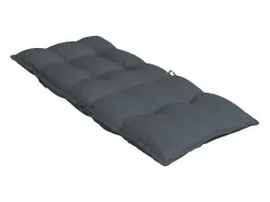 Cojines de silla respaldo alto 4 unidades tela Oxford gris antracita