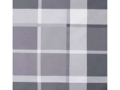 Cojines de silla respaldo alto 6 unidades tela Oxford a cuadros gris