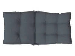 Cojines de silla respaldo bajo 4 unidades tela Oxford gris antracita