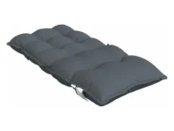 Cojines de silla respaldo bajo 2 unidades tela Oxford gris antracita