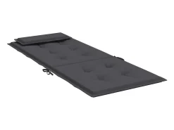 Cojines de silla respaldo alto 6 unidades tela Oxford gris antracita