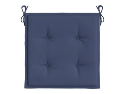 Cojines para muebles palets 6 unidades tela azul marino 50x50x3 cm