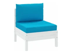 Cojines para palets 2 unidades tela Oxford azul claro ES812379