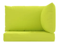 Cojines para palets 3 unidades tela Oxford verde claro