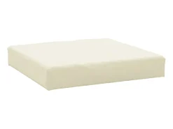 Cojines para palets 3 unidades tela Oxford blanco crema ES833473