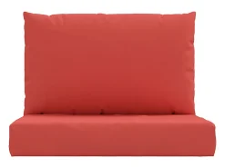 Cojines para palets 2 unidades tela Oxford rojo