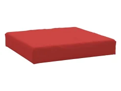 Cojines para palets 3 unidades tela Oxford rojo