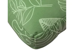 Cojines para palets 2 unidades tela estampado de hojas