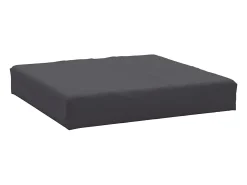 Cojines para palets 2 unidades tela gris antracita