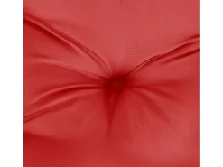 Cojines para palets 2 unidades tela rojo