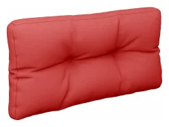 Cojines para palets 2 unidades tela rojo
