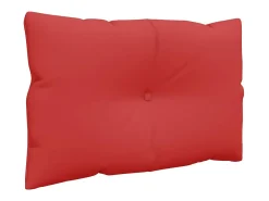 Cojines para palets 3 unidades tela rojo