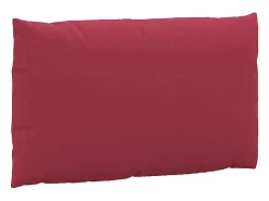 Cojines para palets 3 unidades tela Oxford rojo tinto