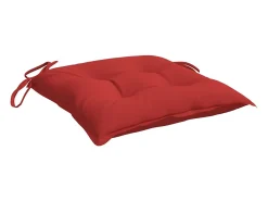 Cojines para palets 6 unidades tela Oxford rojo 50x50x7 cm ES992661