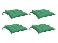 Cojines para palets 4 unidades tela Oxford verde 50x50x7 cm
