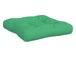 Cojines para palets 3 unidades tela verde