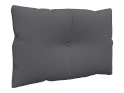 Cojines para paletss 3 unidades tela gris antracita