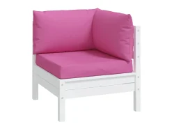 Cojines para palés 3 piezas tela Oxford rosa ES430845