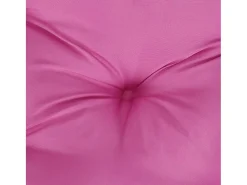 Cojines para palés 7 piezas tela rosa
