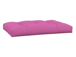 Cojines para palés 5 piezas tela rosa ES652177