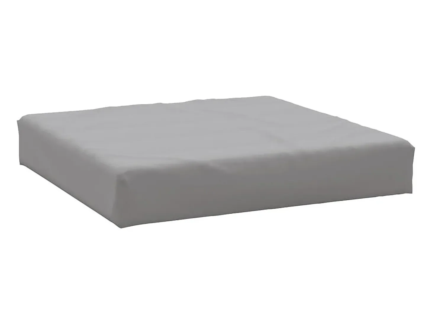 Cojines para palés 2 unidades tela Oxford gris