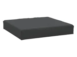 Cojines para palés 3 unidades tela Oxford negro