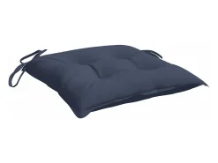Cojines para silla 4 unidades tela Oxford azul marino 50x50x7 cm