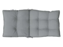 Cojines para silla con respaldo bajo 4 unidades tela Oxford gris