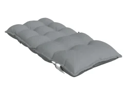 Cojines para silla con respaldo bajo 4 unidades tela Oxford gris