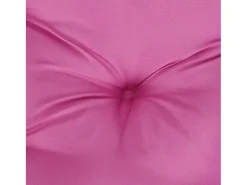 Cojines para silla con respaldo bajo 6 unidades tela Oxford rosa