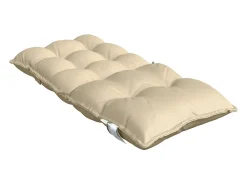 Cojines para silla con respaldo bajo 2 unidades tela Oxford beige