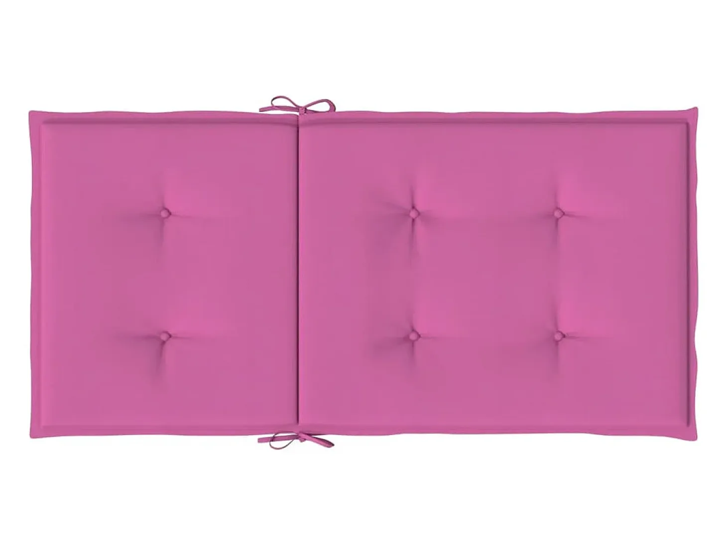 Cojines para silla con respaldo bajo 4 unidades tela rosa