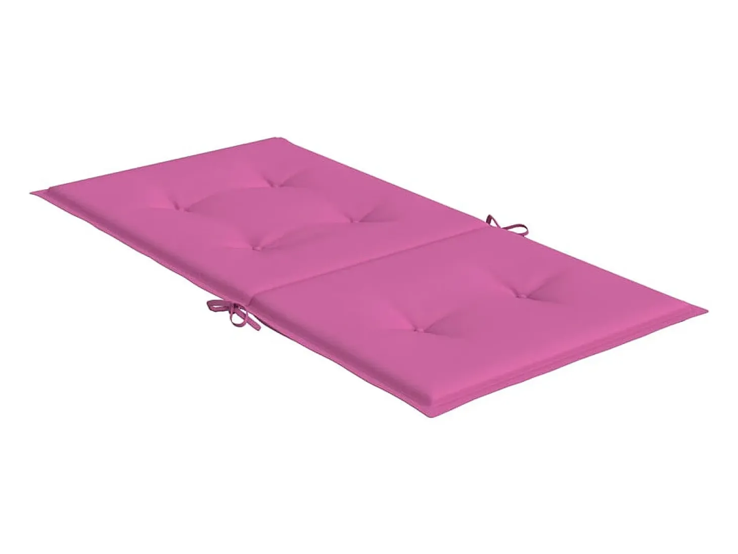 Cojines para silla con respaldo bajo 4 unidades tela rosa