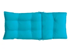 Cojines para silla con respaldo alto 2 unidades tela Oxford turquesa