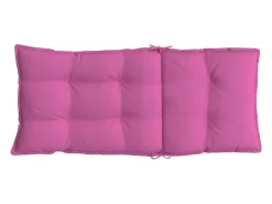 Cojines para silla con respaldo alto 4 unidades tela Oxford rosa