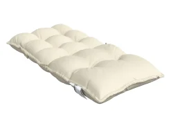 Cojines para silla con respaldo bajo 6 unidades tela Oxford crema