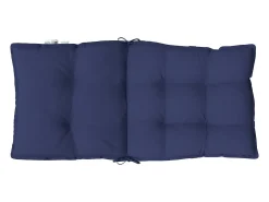 Cojines para silla respaldo bajo 4 unidades tela Oxford azul marino