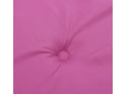 Cojines para sillas con respaldo alto 4 unidades tela rosa