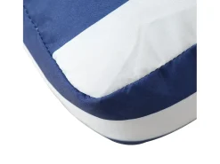Cojines para sofá de palets 2 piezas tela a rayas azul y blanco