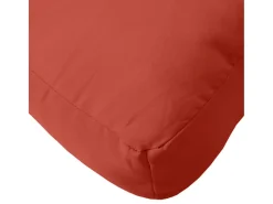 Cojines para sofá de palets 3 unidades tela rojo melange