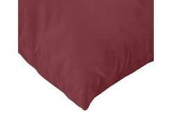 Cojines para sofá de palets 2 unidades tela rojo tinto melange