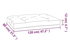 Cojines para sofá de palets 5 unidades tela beige