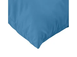 Cojines para sofá de palets 3 unidades tela azul melange