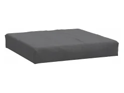 Cojines para sofá de palets 2 unidades tela gris antracita melange