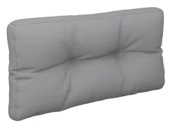 Cojines para sofá de palets 2 unidades tela gris