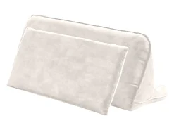 Cojines respaldo - blanco crema terciopelo - WIOLO
