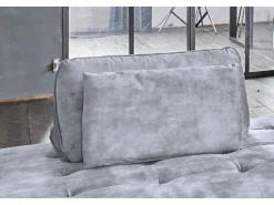 Cojines respaldo - Gris terciopelo - WIOLO